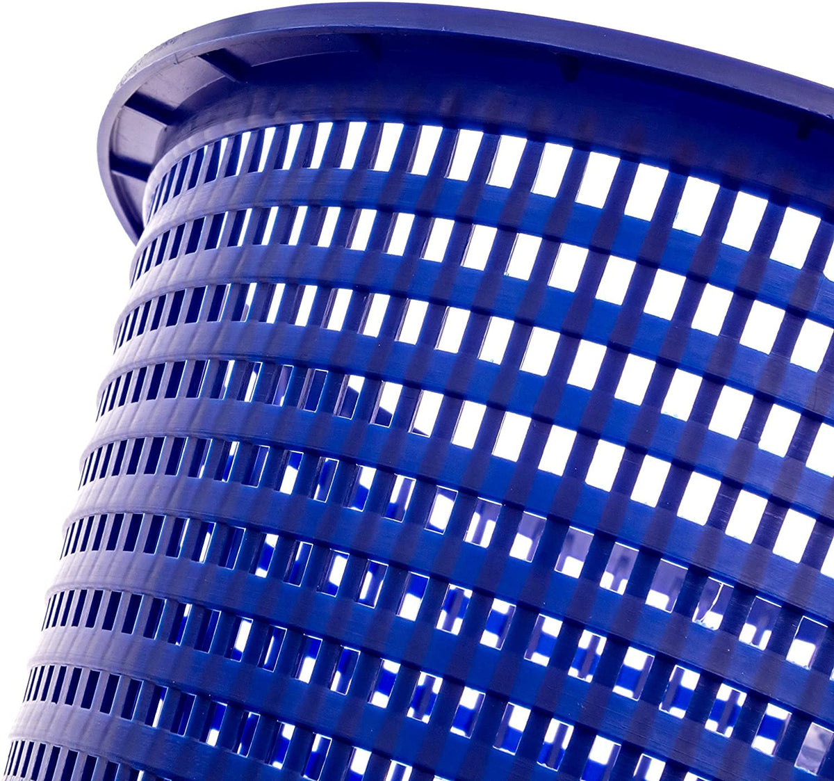 ATIE skimmer basket dimensions showing 8in top and 5-1/2in bottom