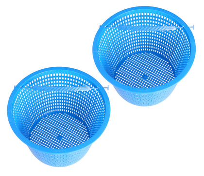 ATIE pool skimmer basket front view showing durable design for debris capture