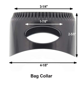ATIE racer-compatible debris bag mounted on cleaner for quick swap