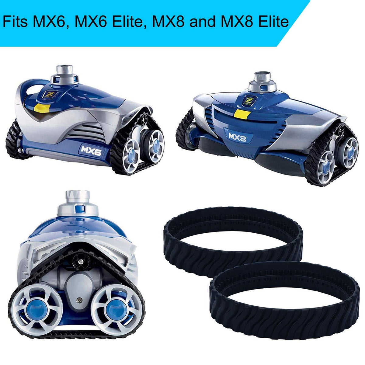 ATIE replacement track R0526100 improves traction for MX8/MX6 cleaners