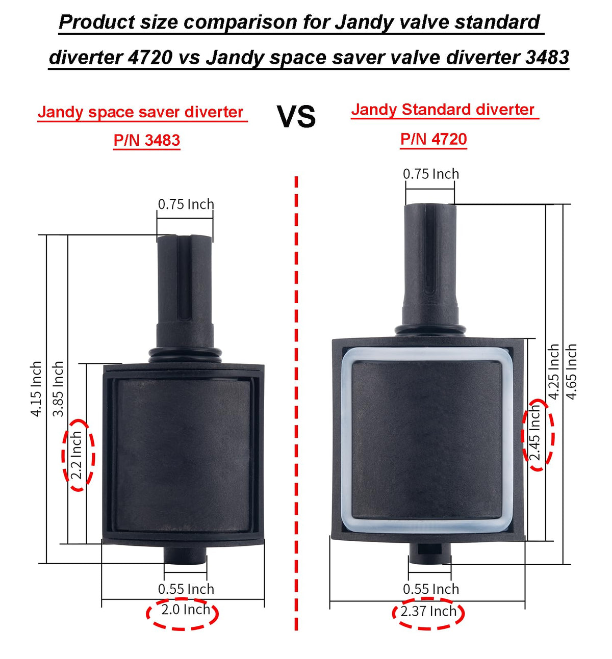 Warning about Space Saver valve incompatibility with ATIE 4720 kit.