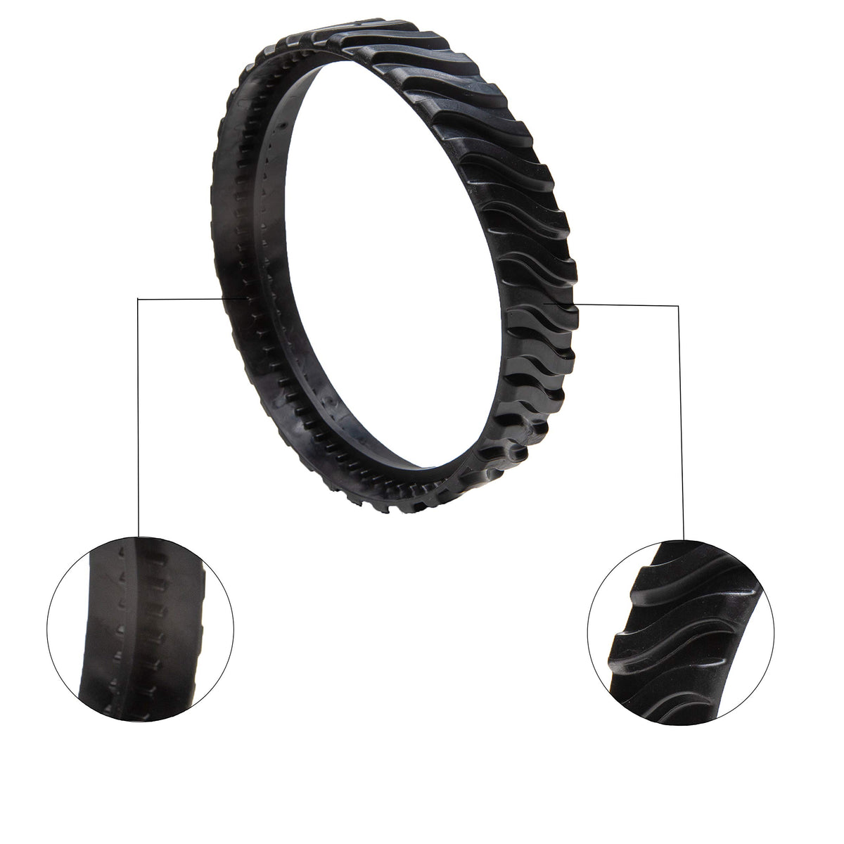 ATIE tire track for MX6 Elite enhances cleaner mobility along walls