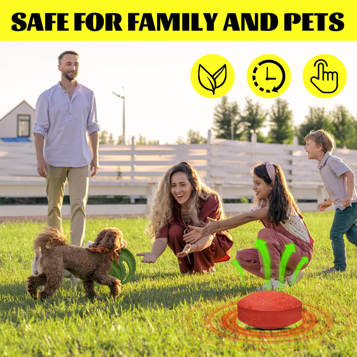 Atindirey long-lasting-30-60days protection around yard or driveway.