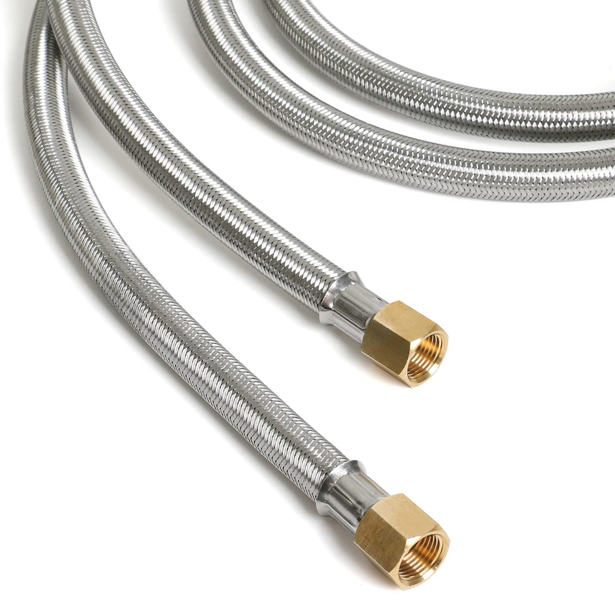 Propane heater setup with ATKKE hose and fittings