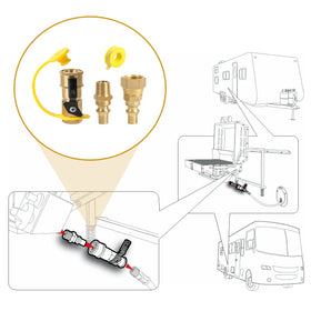 ATKKE thread seal tape included for leak prevention