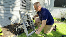 Atlantic hose cleaning deck to demonstrate versatile outdoor use.