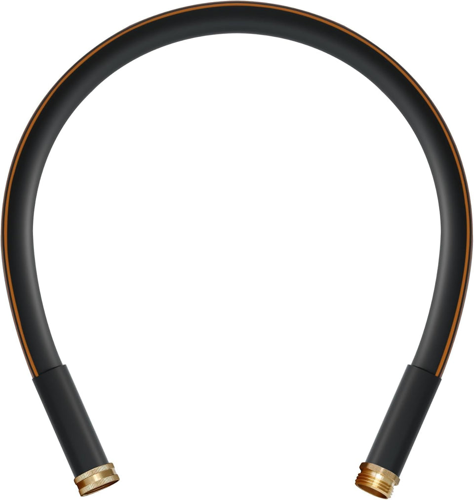 Atlantic heavy-duty garden hose in black for versatile outdoor watering.