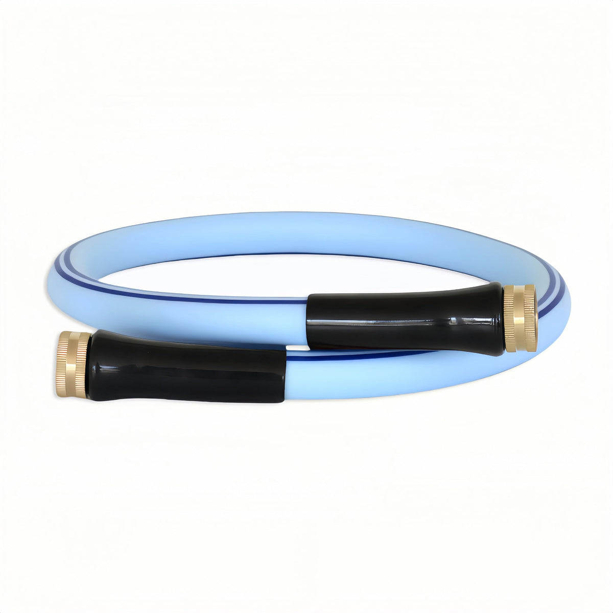 Atlantic heavy-duty garden hose with female-to-female ends for versatile connections.
