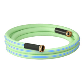Atlantic heavy-duty garden hose with brass connectors for durable, leak-free watering.