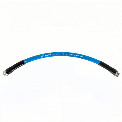 Atlantic RV water-safe hose 2 ft extension for clean drinking water on the road.