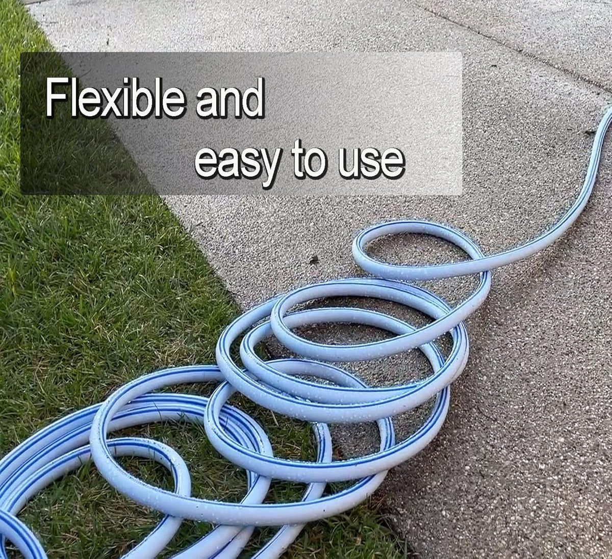 Atlantic 5 ft short leader hose simplifies faucet connections