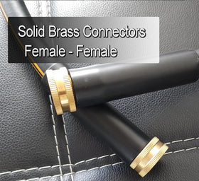Atlantic soft-flex hose stays flexible to prevent kinks while watering.