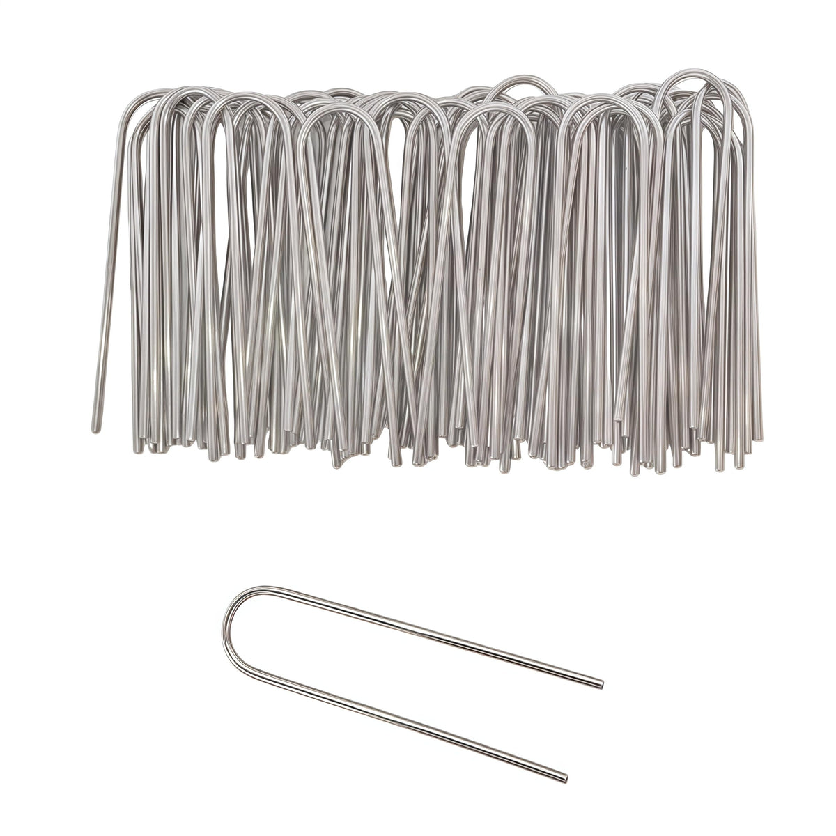 Atlantic stainless landscape stakes 4in in-ground anchor for secure garden borders.