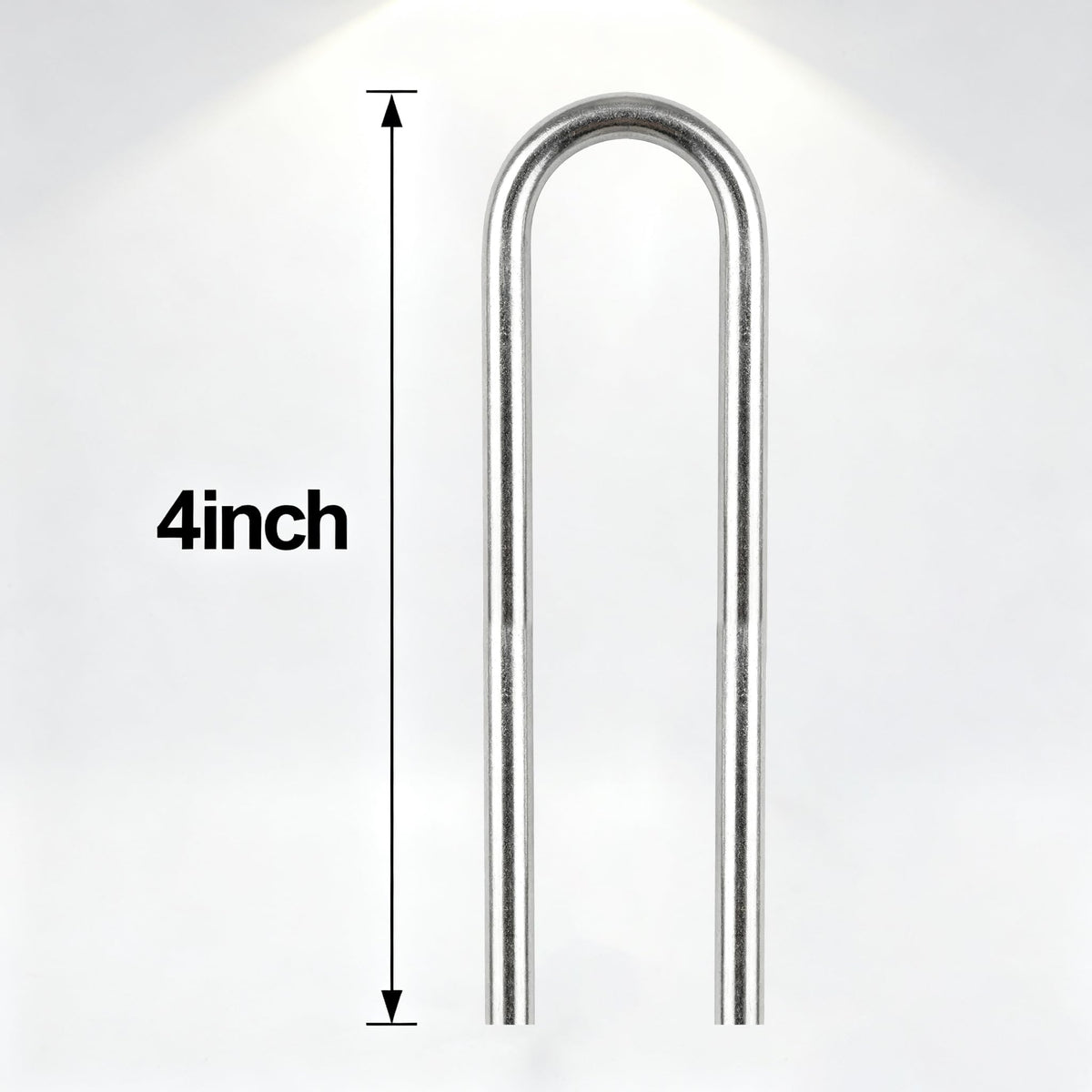 Atlantic stainless landscape stakes with thick staple design for heavy loads.