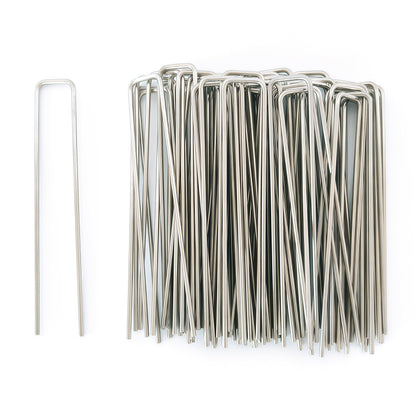 Atlantic Stainless Steel Landscape Stakes 6in square secure outdoor projects with rust resistance