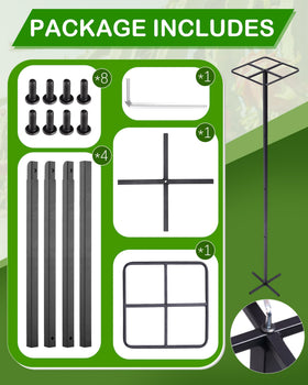 ATLIKE quick assembly with hex wrench gets you set up in minutes.