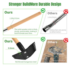 ATLRGISL 2-in-1 weed puller tool designed for efficient root extraction.