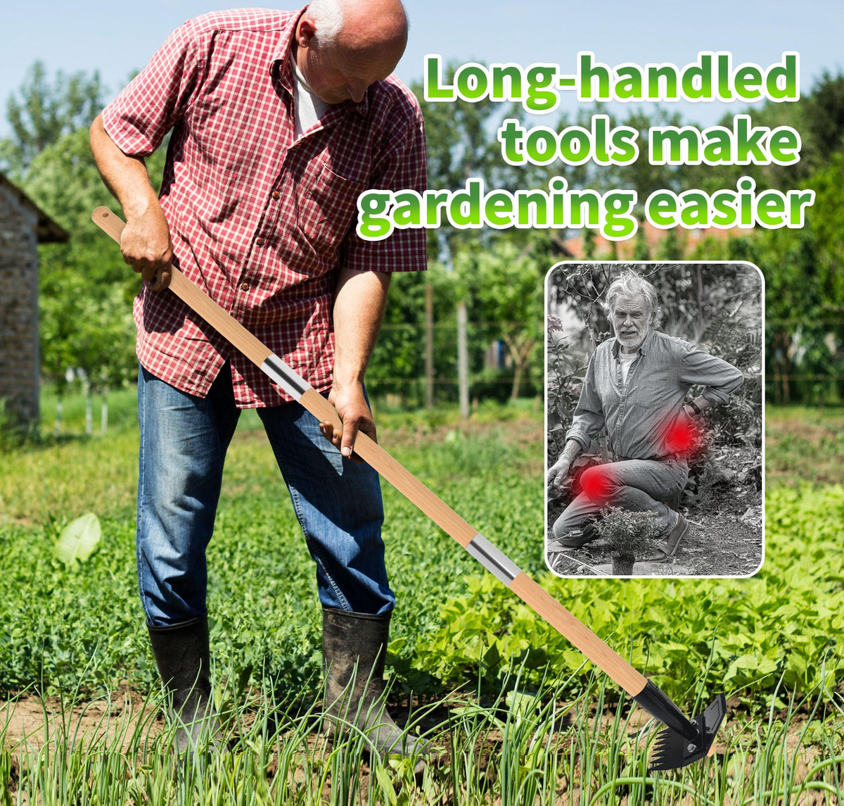 ATLRGISL compact, durable tool ideal for yards and patios.