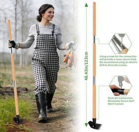 ATLRGISL versatile garden tool for weed control and bed preparation.