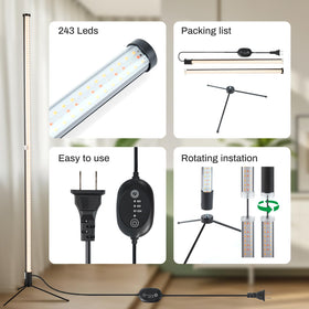 Atmel adjustable light strips direct brightness to greens.