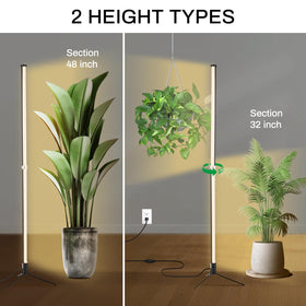 Atmel grow light with 3-color modes for growth and blooms.