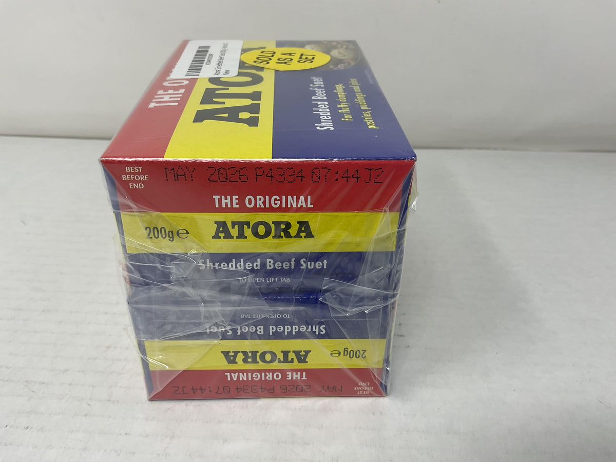 Atora 2-pack suet front view demonstrates convenient portioning for recipes