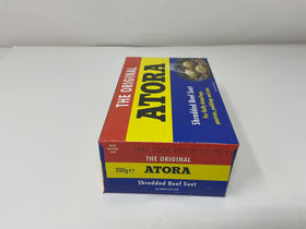 Atora Shredded Beef Suet 200g 2-pack front shot emphasizes value and convenience for cooking