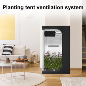 ATOUR grow tent setup shows effective odor control and airflow balance.