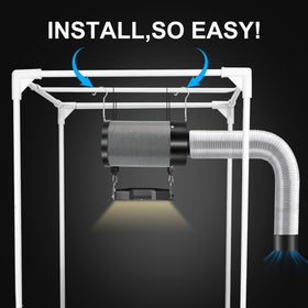 ATOUR removable pre-filter captures dust before hitting the charcoal.