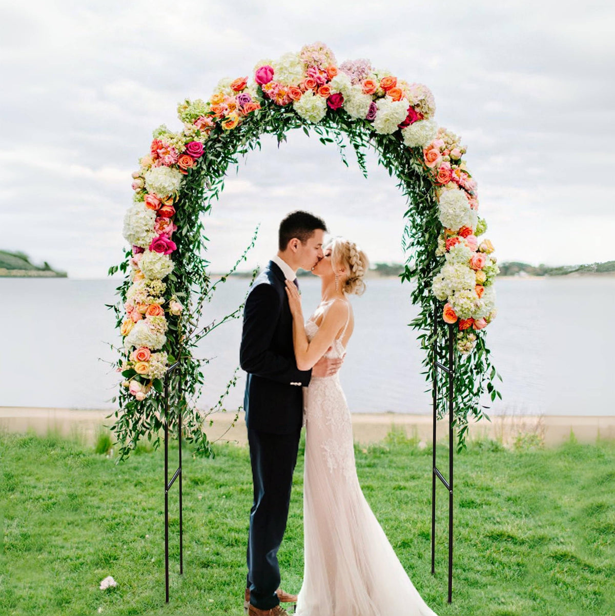 ATR ART TO REAL Garden Arch backdrop for weddings and celebrations, easily set up.
