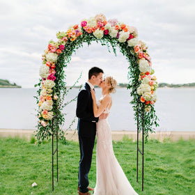 ATR ART TO REAL Garden Arch backdrop for weddings and celebrations, easily set up.