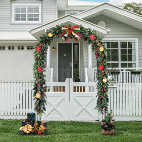 ATR ART TO REAL Garden Arch tall wedding arch assembly demonstrates vertical drama for ceremonies.