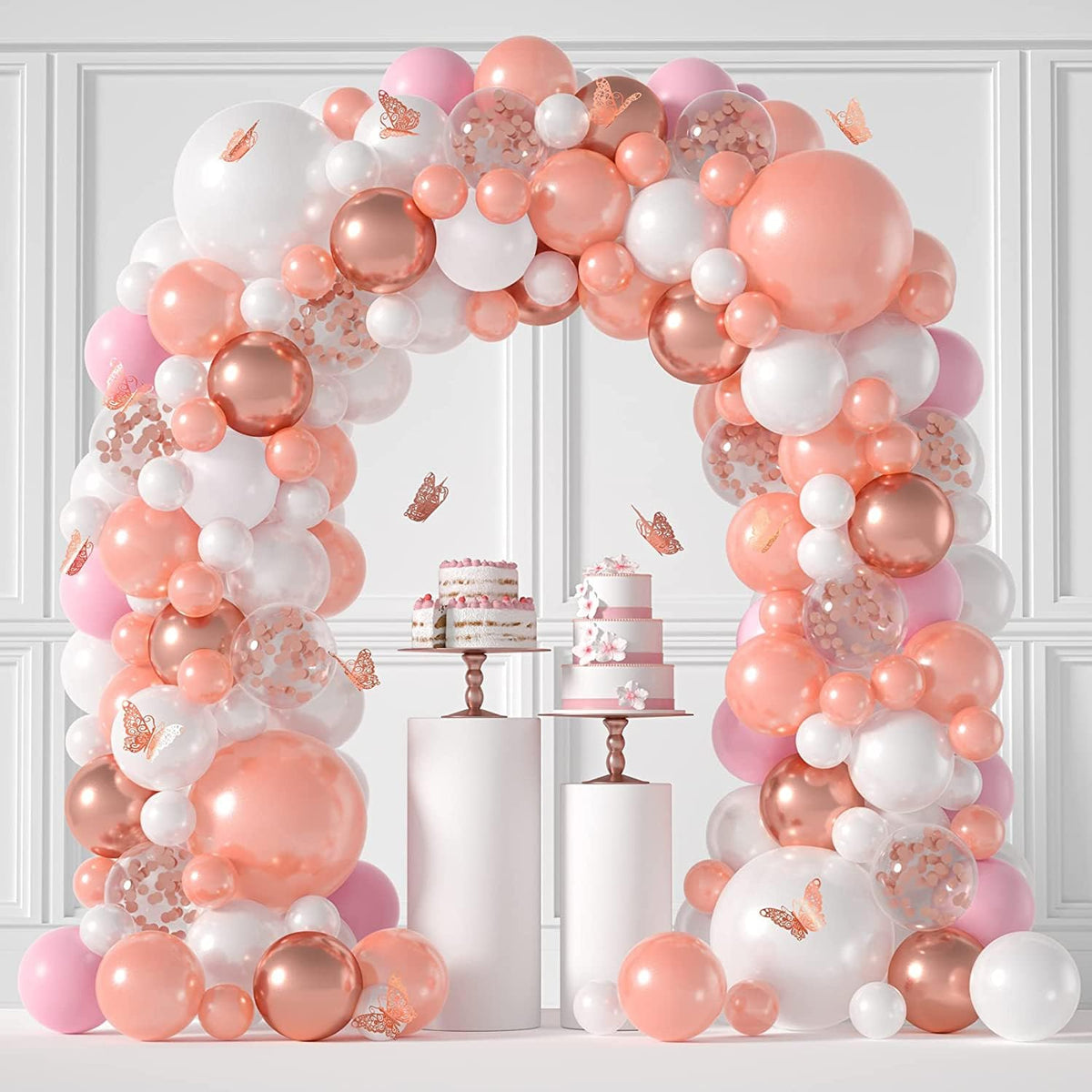 ATR ART TO REAL Garden Arch wide garden arch assembly offers a broad backdrop for receptions.