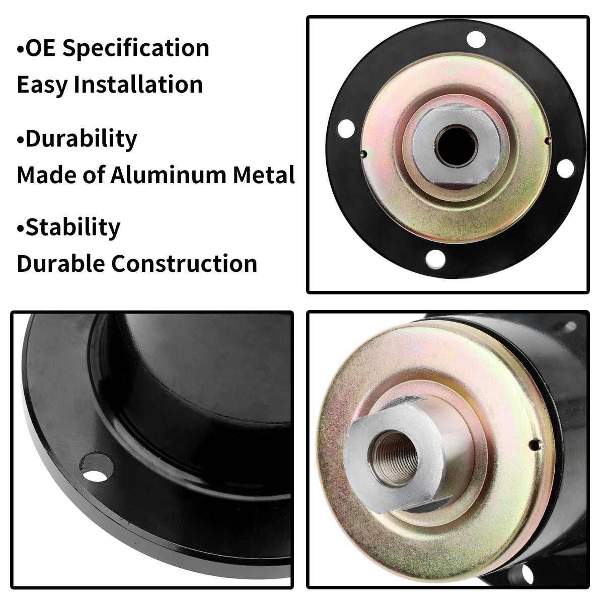 ATRACYPART aluminum deck spindle construction for wear resistance
