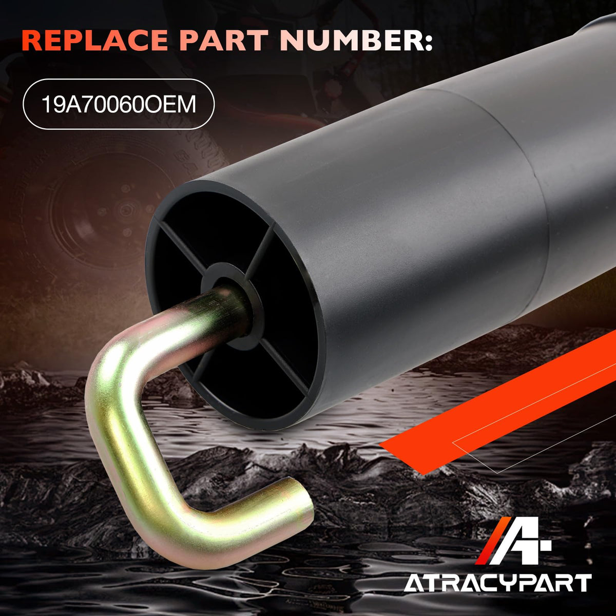 ATRACYPART 19A70060 compatible with Cub Cadet ZT1 Ultima 54-inch deck.