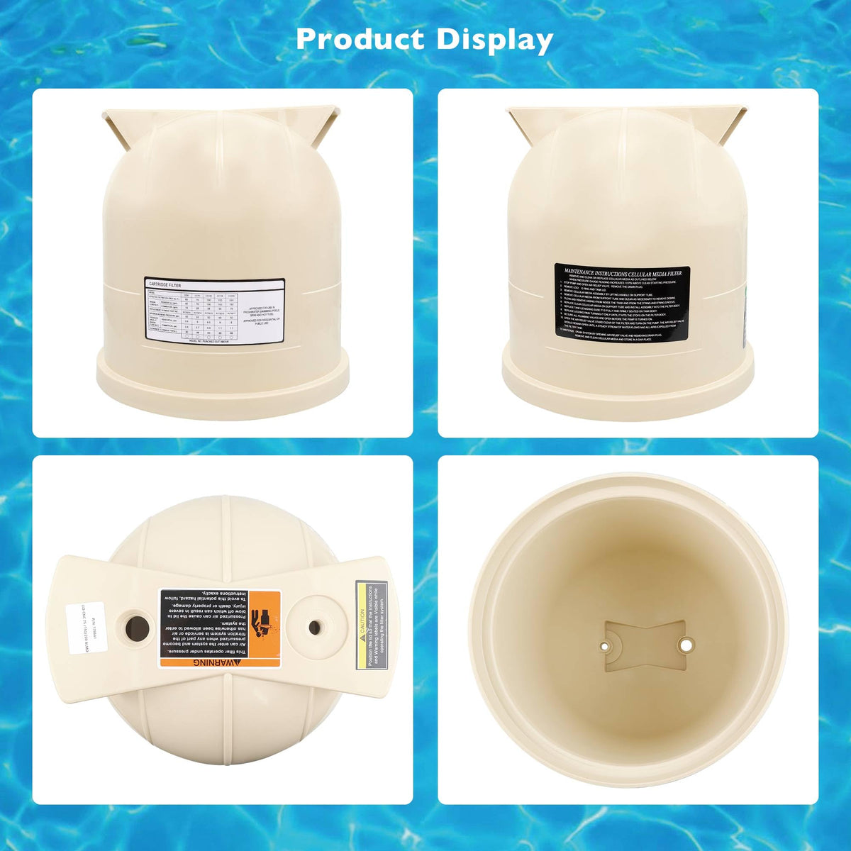 ATRACYPART UV-resistant, weather-ready construction endures sun and chlorine exposure.