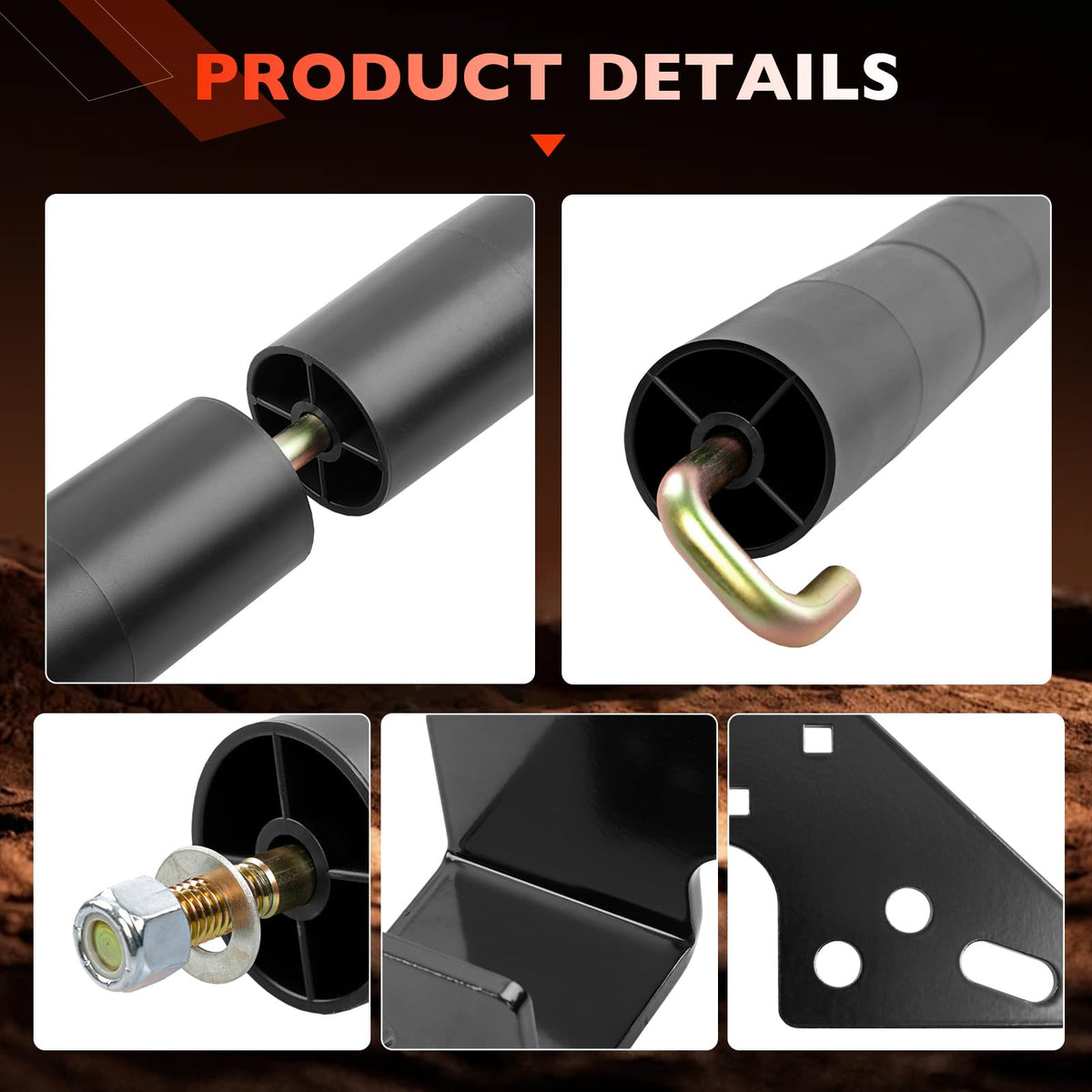 Heavy gauge steel roller from ATRACYPART for long lasting stripe definition.