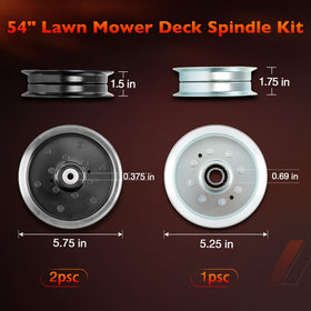 ATRACYPART complete kit components shown for a full deck rebuild.