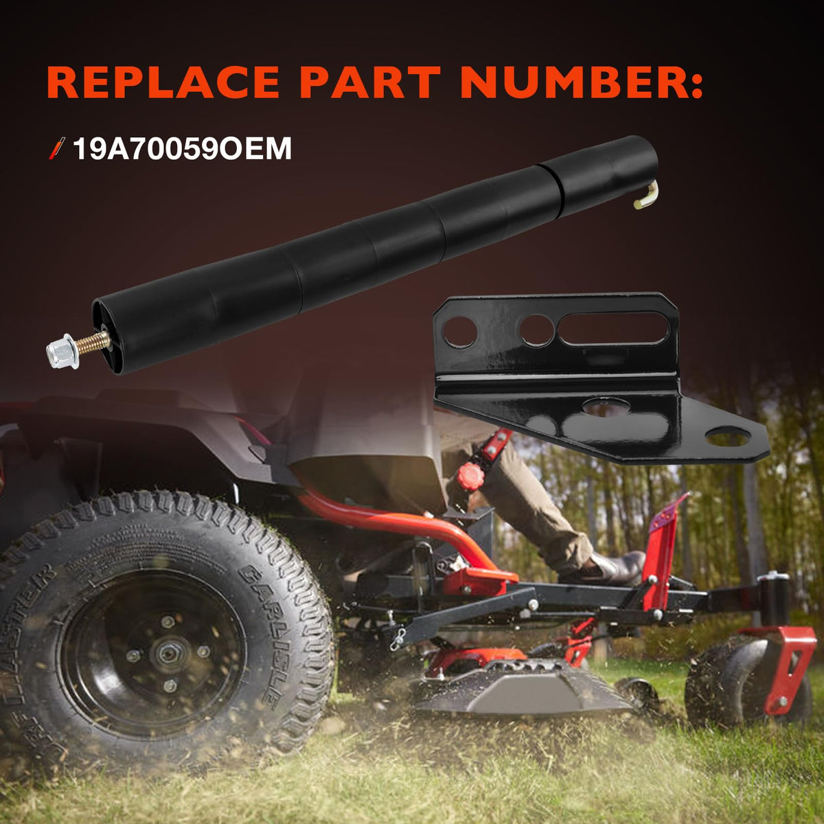 ATRACYPART kit on 50 to 60 inch decks shows versatile compatibility in action