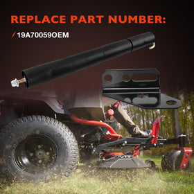 ATRACYPART kit on 50 to 60 inch decks shows versatile compatibility in action