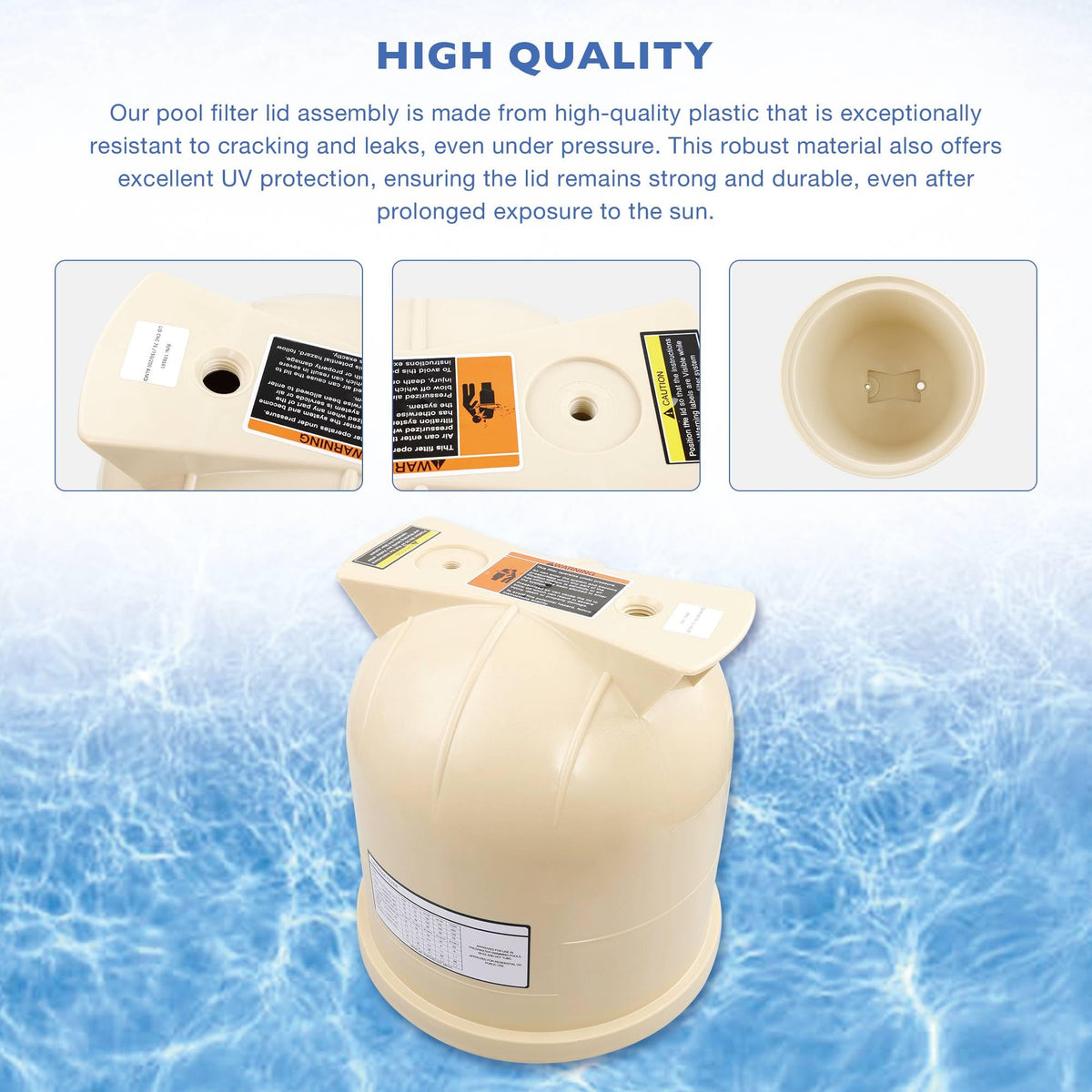 ATRACYPART leak-proof seal maintains consistent water pressure and prevents leaks.
