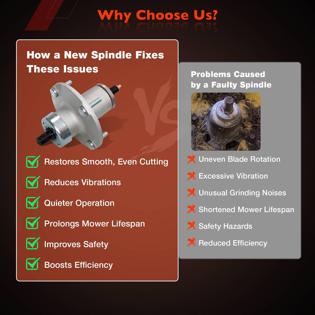 Durable materials in the ATRACYPART spindle ensure long-lasting performance.