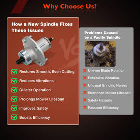 Durable materials in the ATRACYPART spindle ensure long-lasting performance.