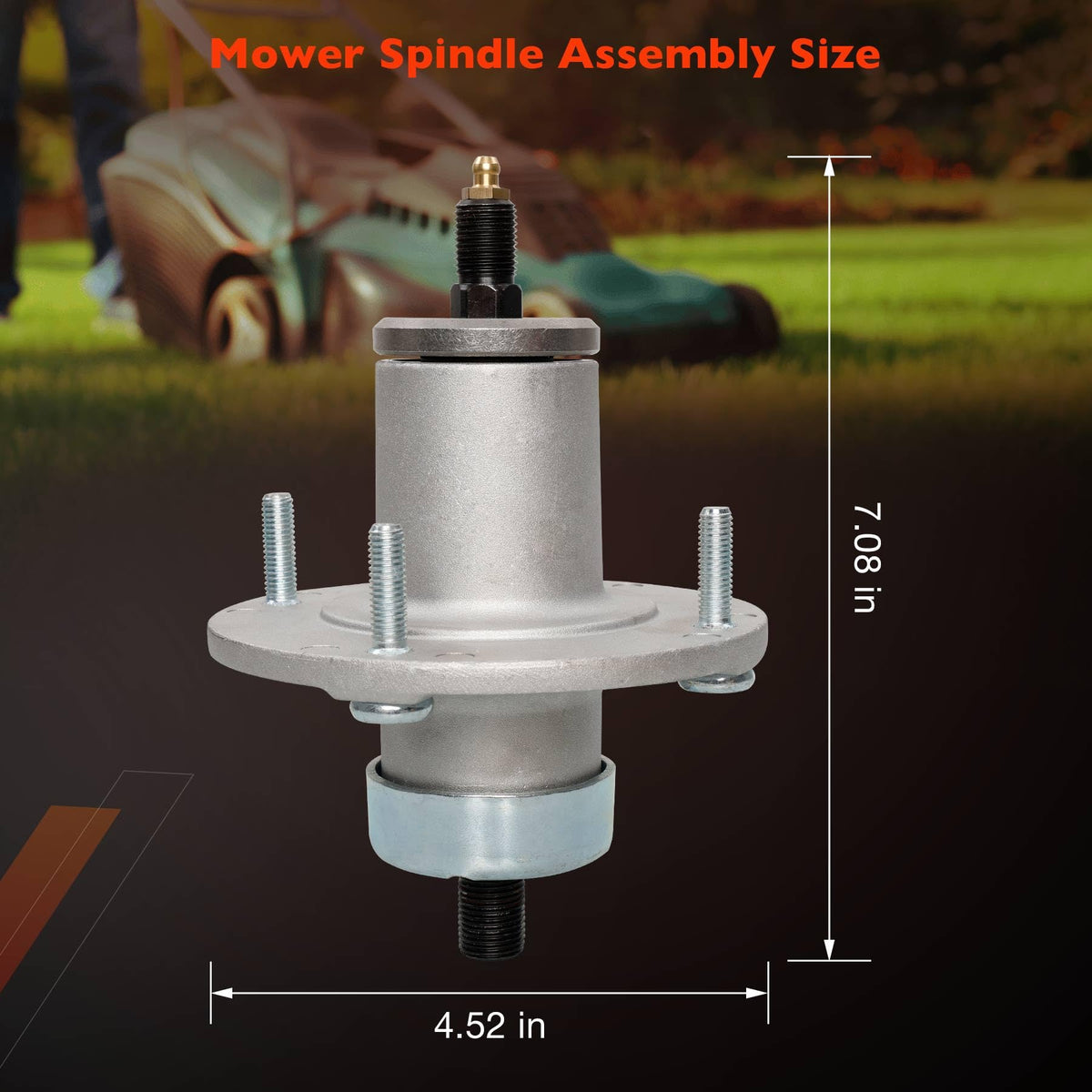 Robust ATRACYPART spindle designed for long-lasting durability.