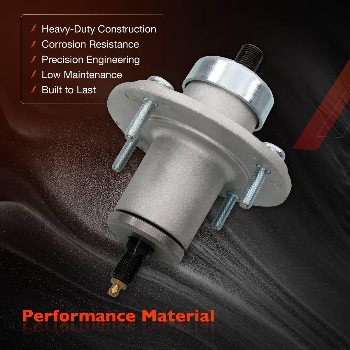 Ztrak compatibility of ATRACYPART spindle supports consistent mowing.