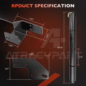 No tools required installation for quick setup on compatible zero turn mowers.
