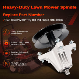 ATRACYPART spindle assembly for 54-inch decks enhances cutting efficiency.