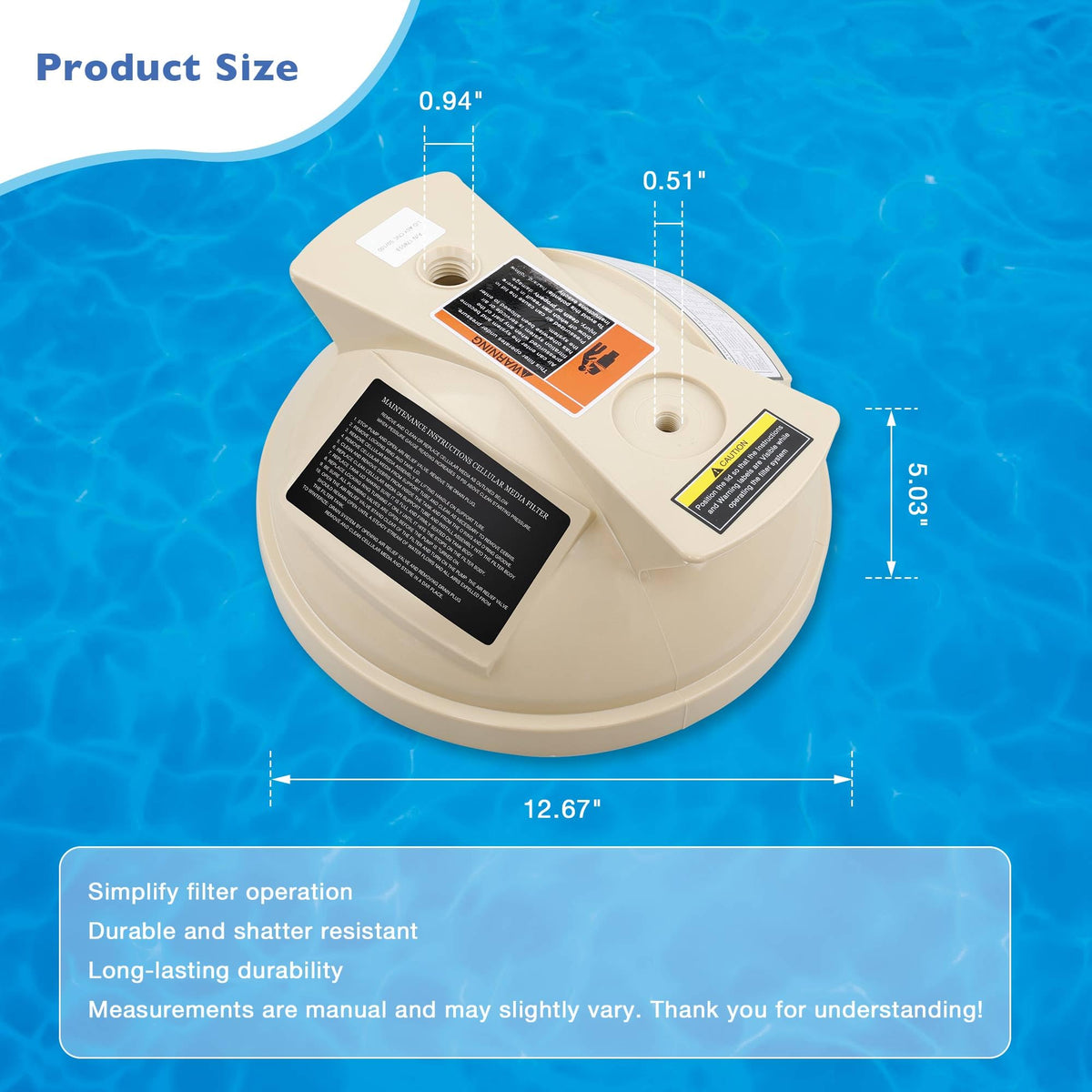ATRACYPART UV‑resistant material for outdoor use