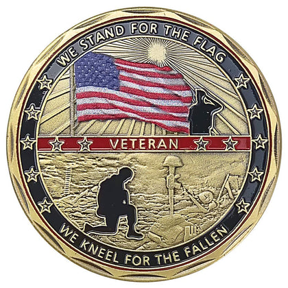 AtSKnSK US military coin front view with display-ready inscription