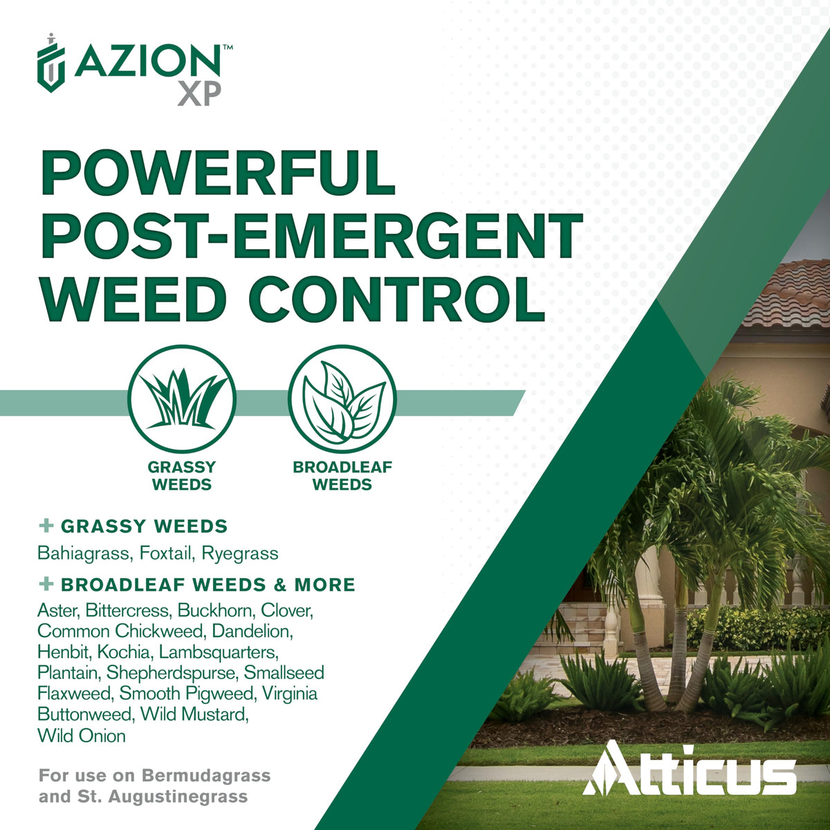 Atticus Azion XP brush control scene illustrating vegetation management versatility.